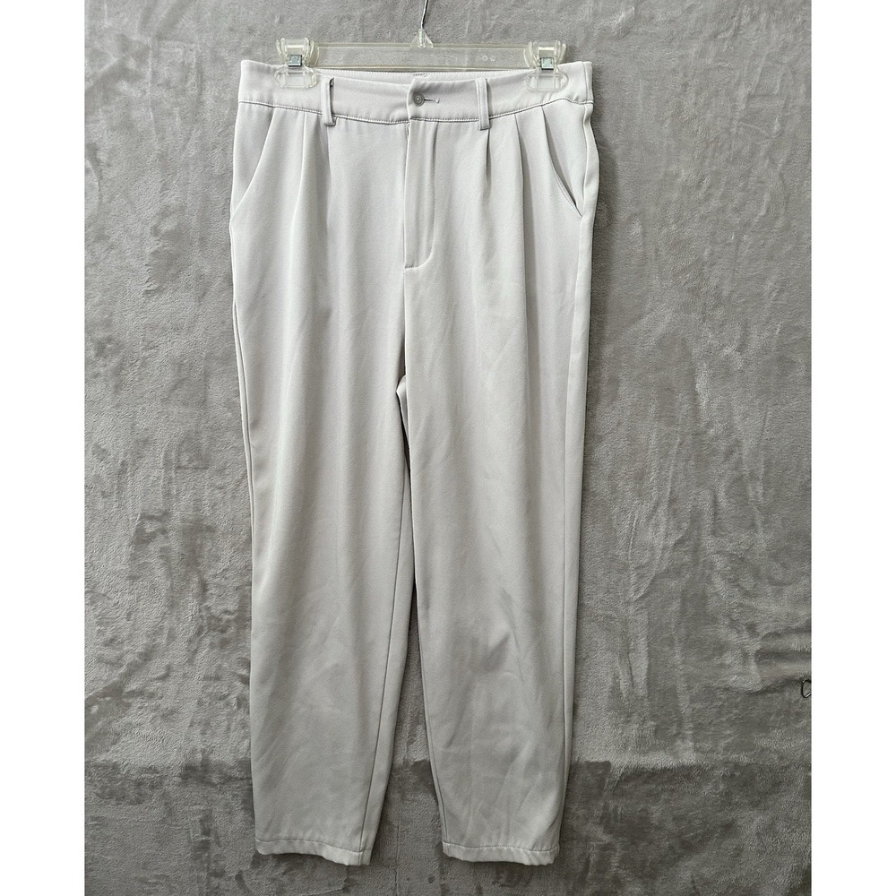 Shein‎ Pants Womens Size Medium White Straight Casual